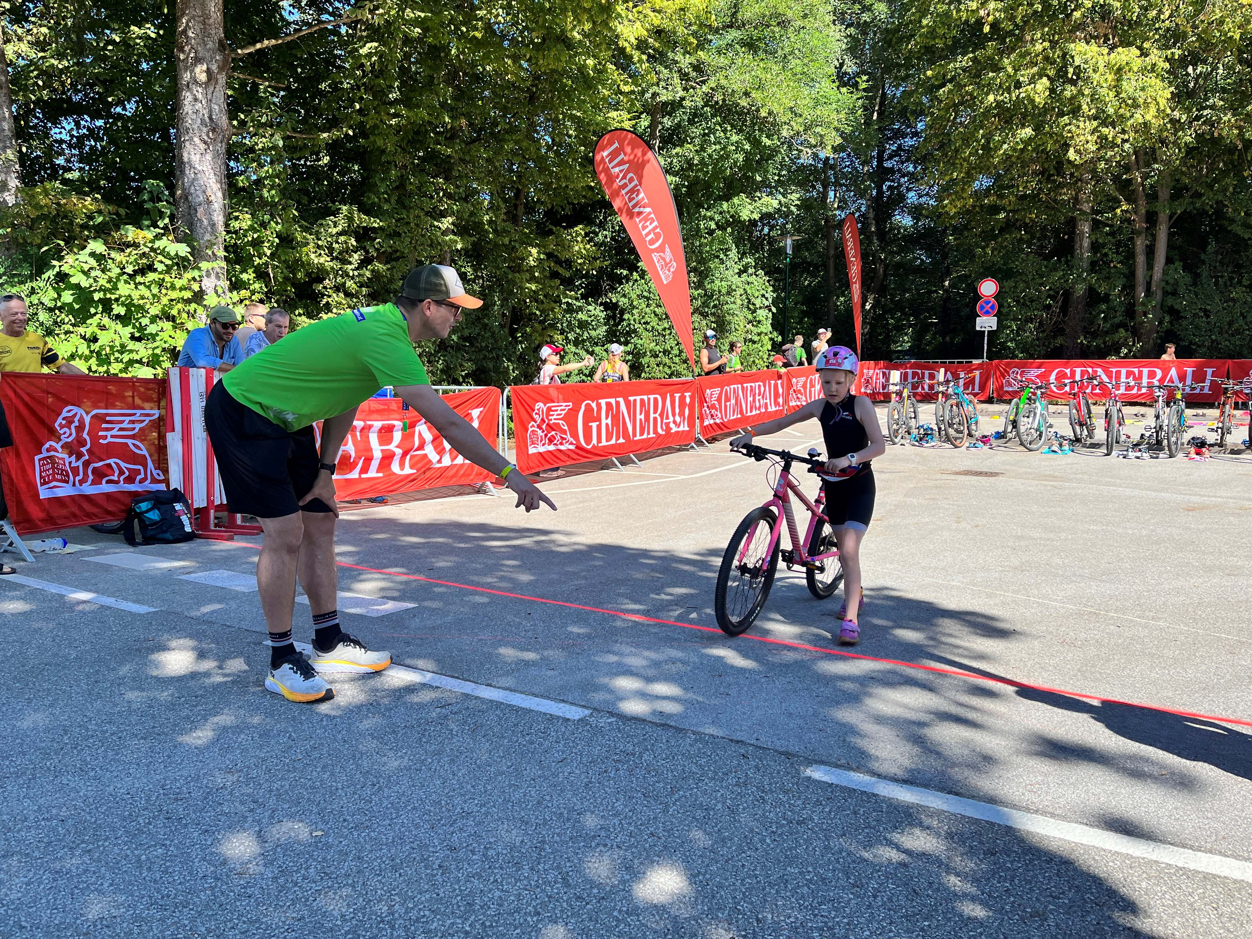 Volunteer beim Trumer Triathlon 