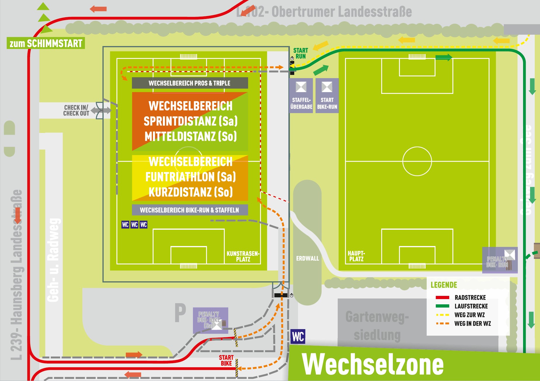 Wechselzone Trumer Triathlon