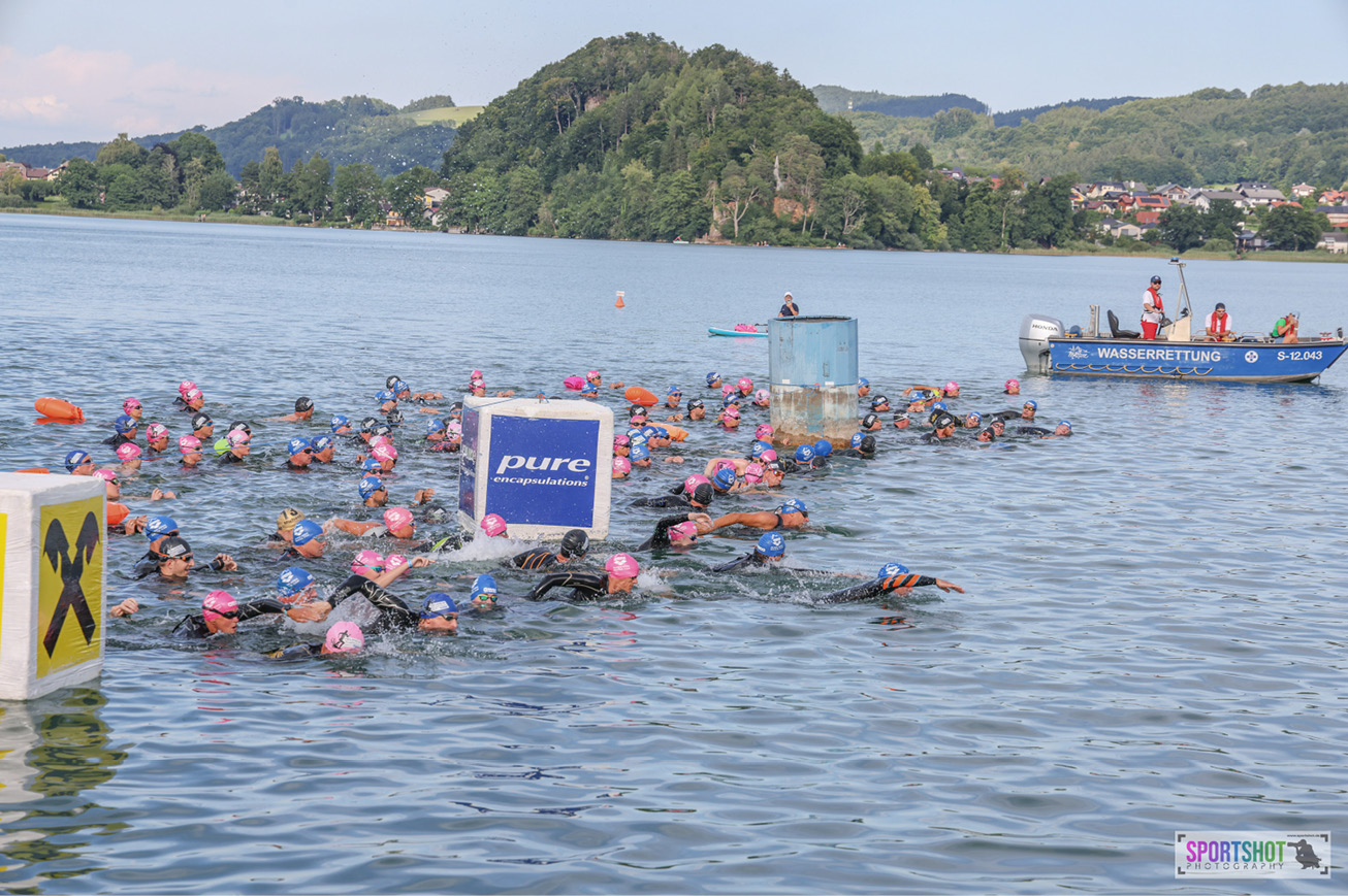 Trumer Triathlon 2025 - Schwimmstart
